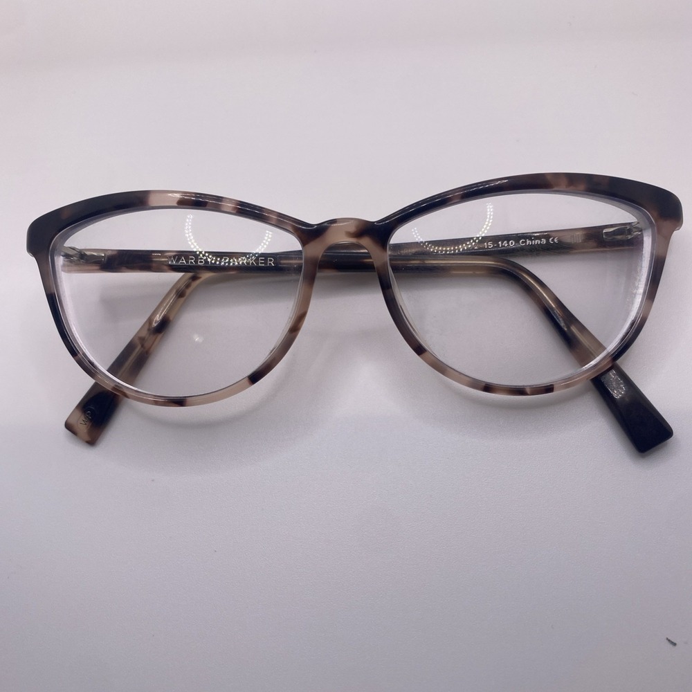 Warby Parker Eyeglasses FRAMES ONLY Louise Cat Eye 52-15-140 Black Gray 443